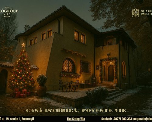 Poveste de Crăciun în anii ’30: Eleganța și farmecul Casei Tătărăscu, astăzi Eko Group Vila